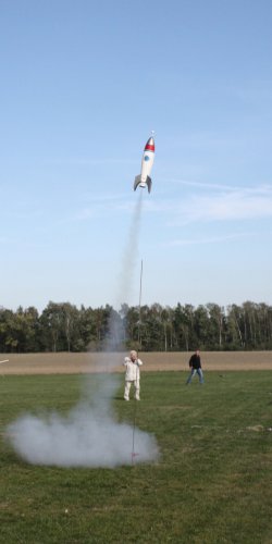 Showraketa K Jerabka - start